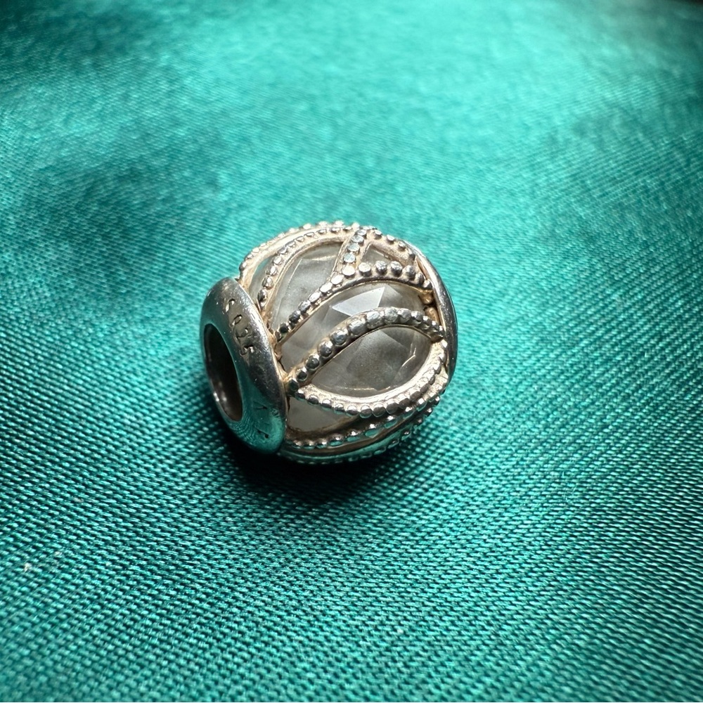 Pandora Silver Intricate Bead Charm